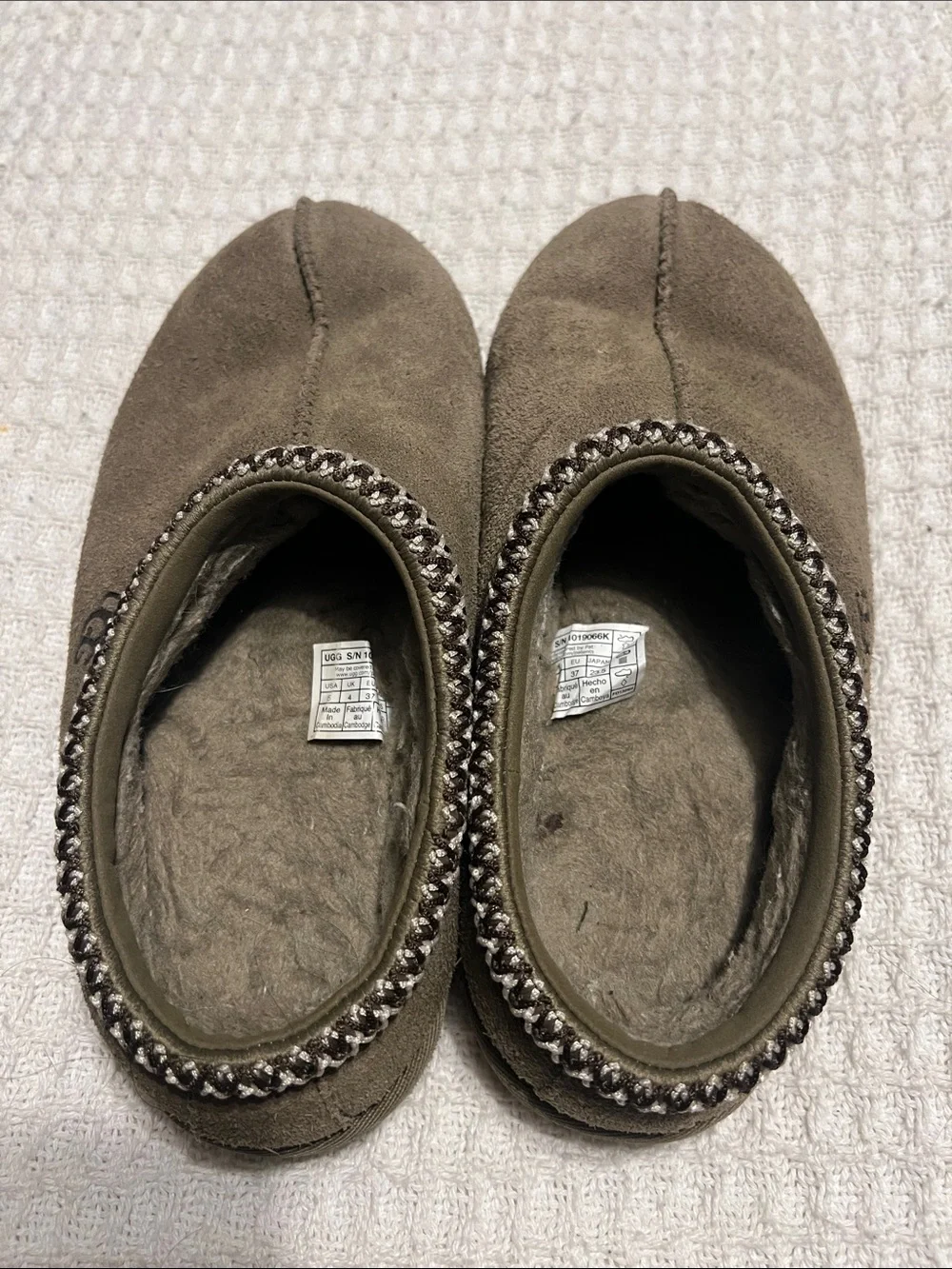 UGG Kids Slip-On Moccasin Slippers